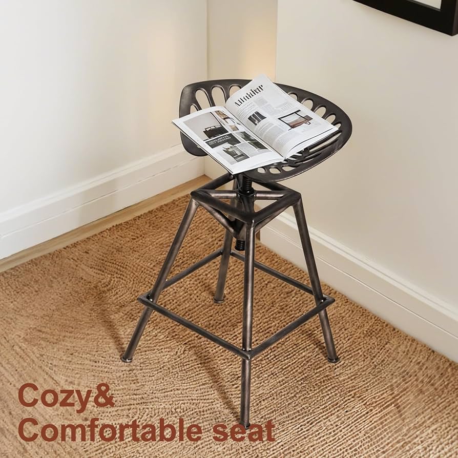 Amazon.com: LOKKHAN Cast Iron Tractor Seat Bar Stool-27.5
