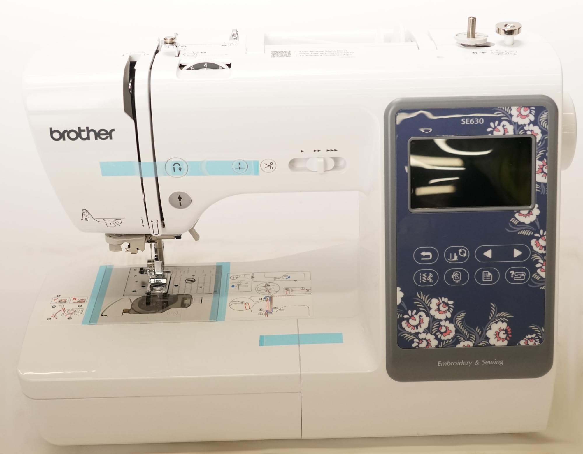 BROTHERSE630 Sewing and Embroidery Machine with Sewing Smart LCD, Re-Certified