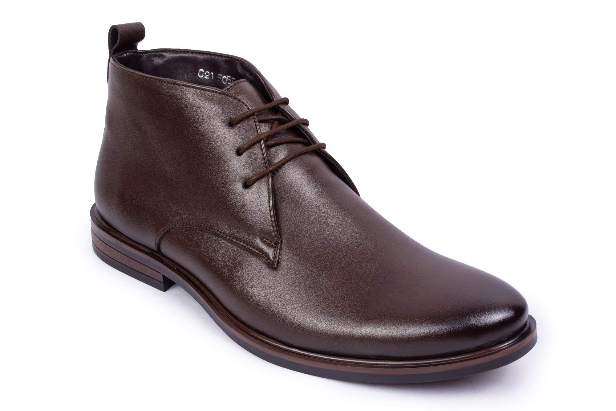 cliff fjord 5058 Men's Genuine Faux Leather Lace Up Formal Chukka Boots (Ankle Boot)-picture-16