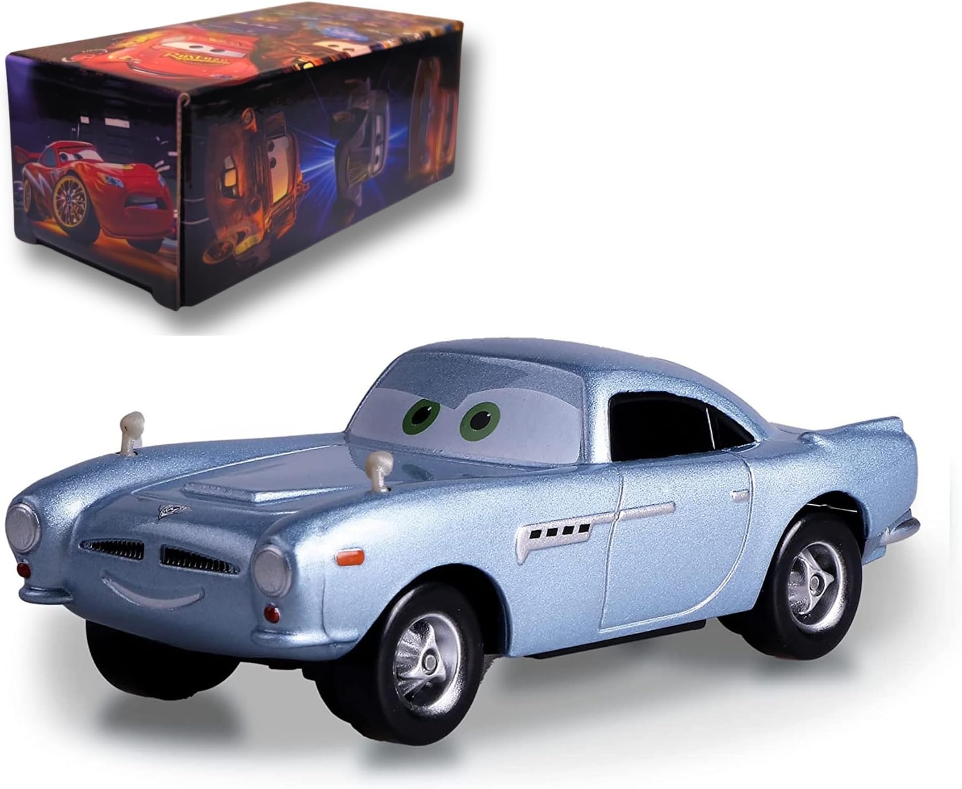 Die-Casting Racers Toy Cars, Safety Alloy Material for Childs, Beauty Color Box Packaging for Your Son Birthday or Christmas Gifts, Inspired by Favorite Characters, Gift for 3+ Years Old (Mc Missile)