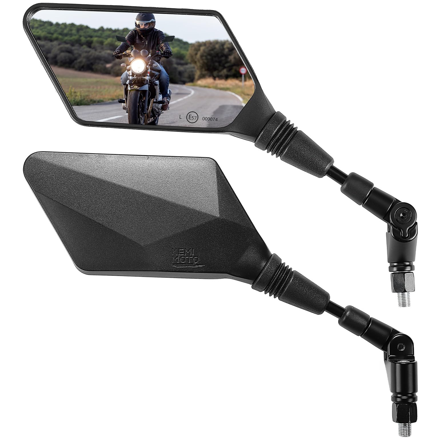 Amazon | KEMIMOTO バイク ミラー 10mm 左右セット オフロード