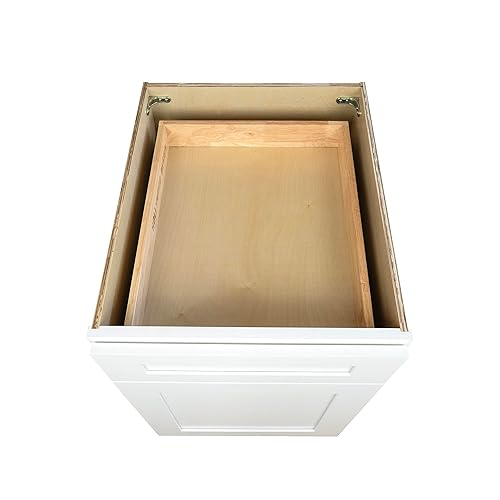 Miniatura 4 de Hollywood Fabiani Design Armario de cocina de pared coctelera listo para montar, 15 pulgadas de ancho x 12 pulgadas de profundidad x 30 pulgadas de