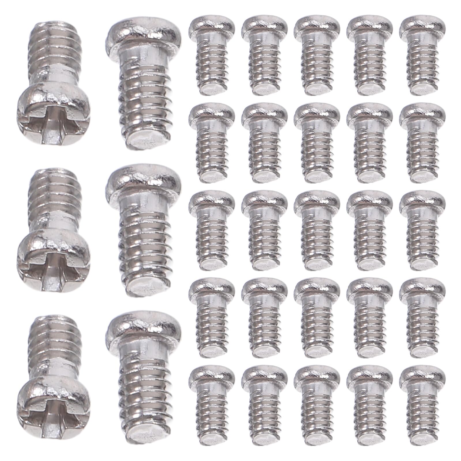 000 Stück Mikro Brillenschrauben aus Edelstahl M14×24 Nasenpadschrauben Ersatz für Brillen und Sonnenbrillenreparatur Universelles Reparatursortiment für Heimwerker und