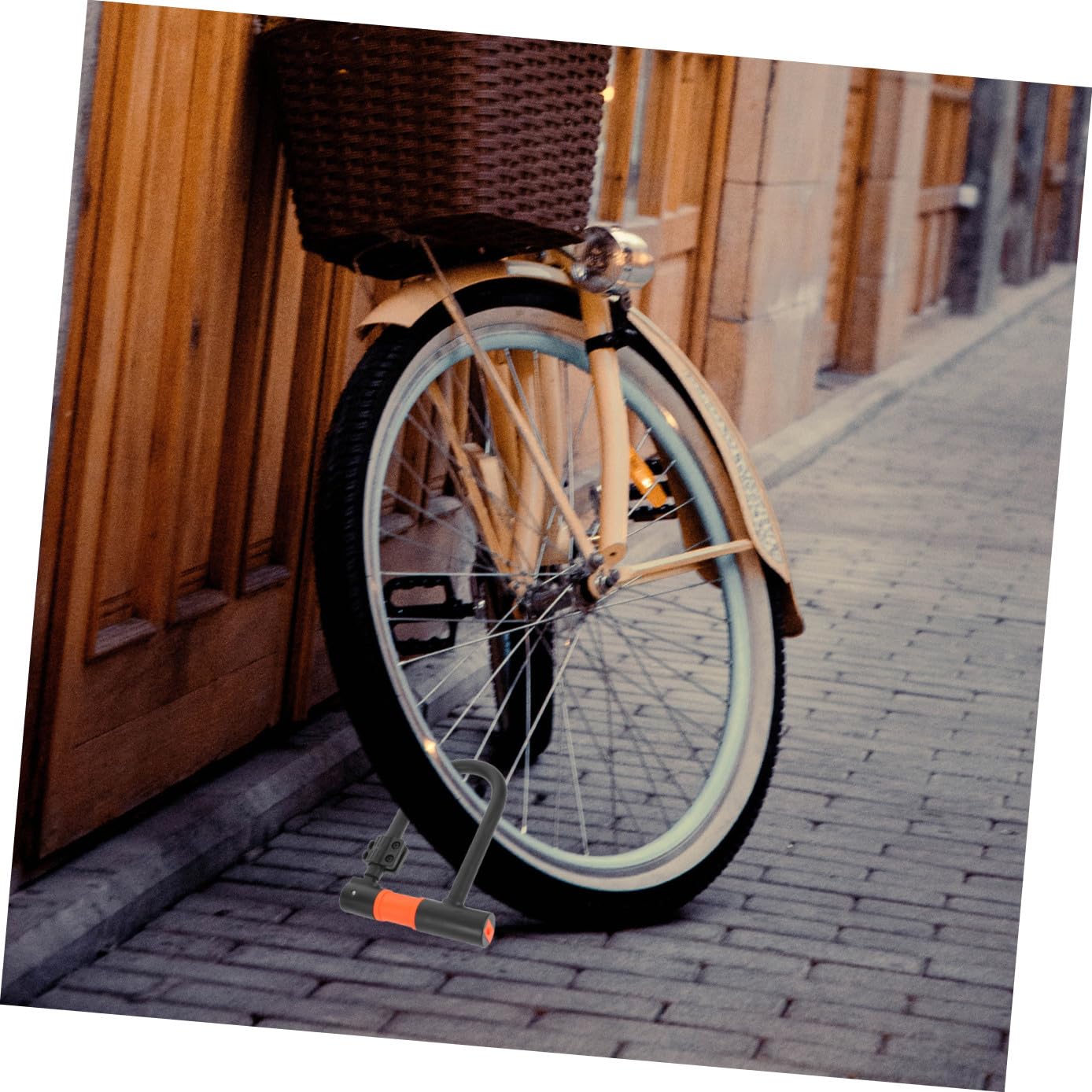 Candado para Bicicleta en Forma Acero Aleación Negro