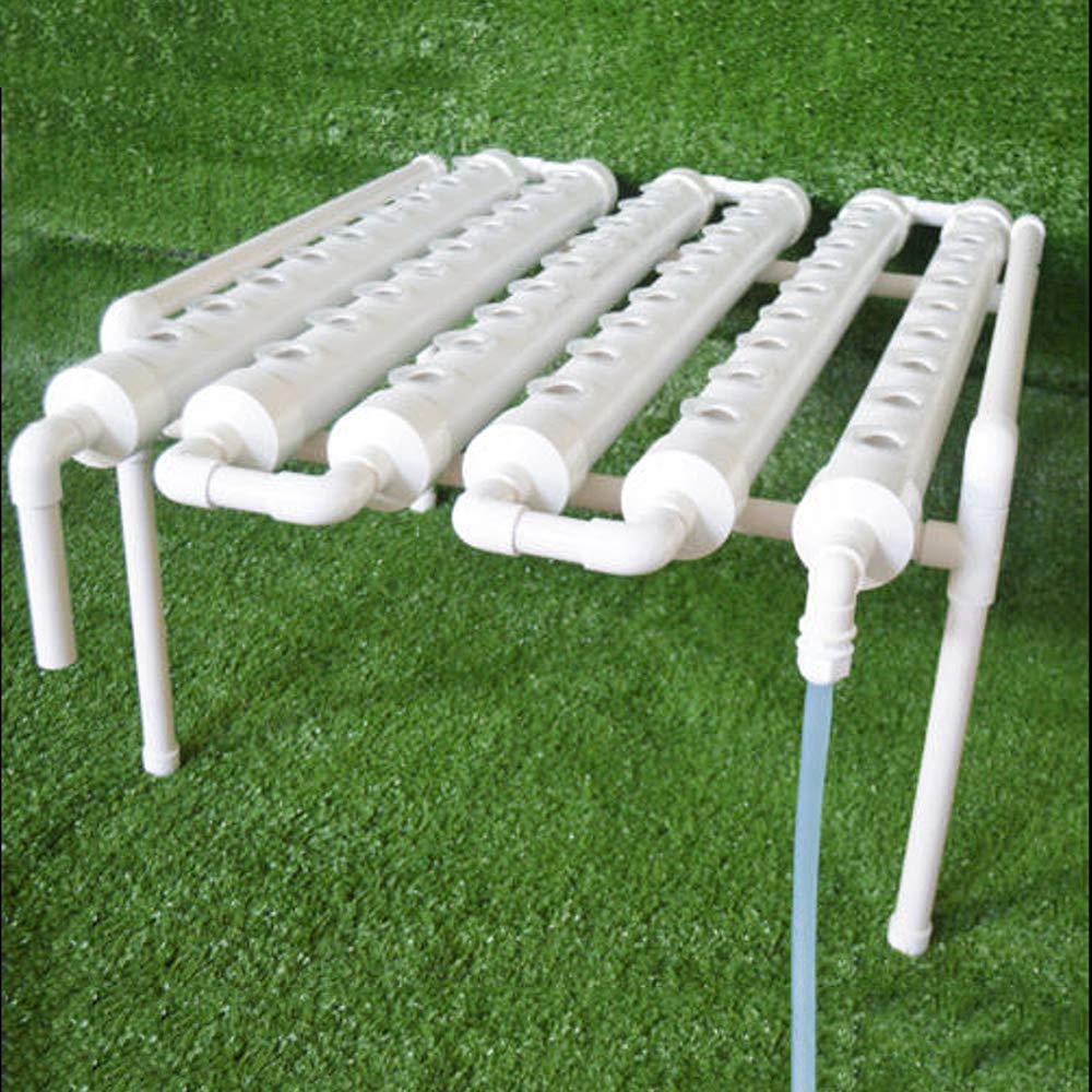 Sistema idroponico 54 fori 6 tubi sistema idroponico di coltivazione idroponica kit di piante idroponiche profonde coltura dell'acqua balcone sistema da giardino per verdure, insalata, fiori, frutta