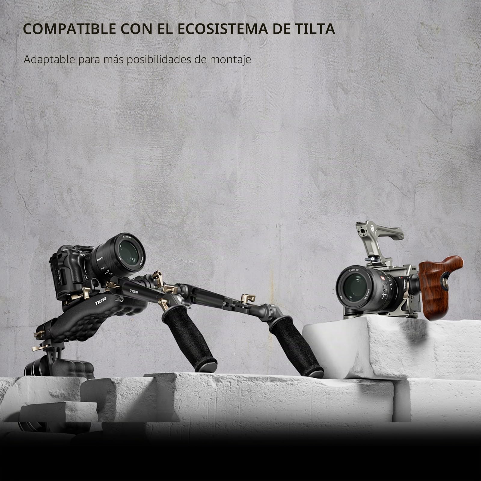 Tilta a7c II / R Jaula, media jaula de cámara compatible con Sony a7C II