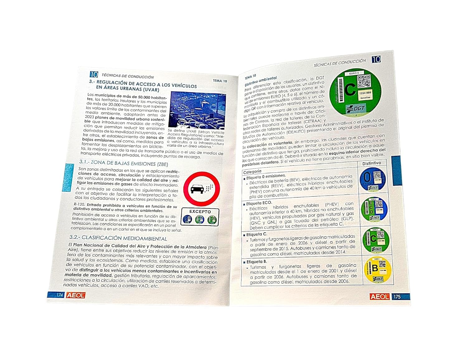 Manual Permiso de Conducir B AEOL 2026 Temario Resumido Teórica Común