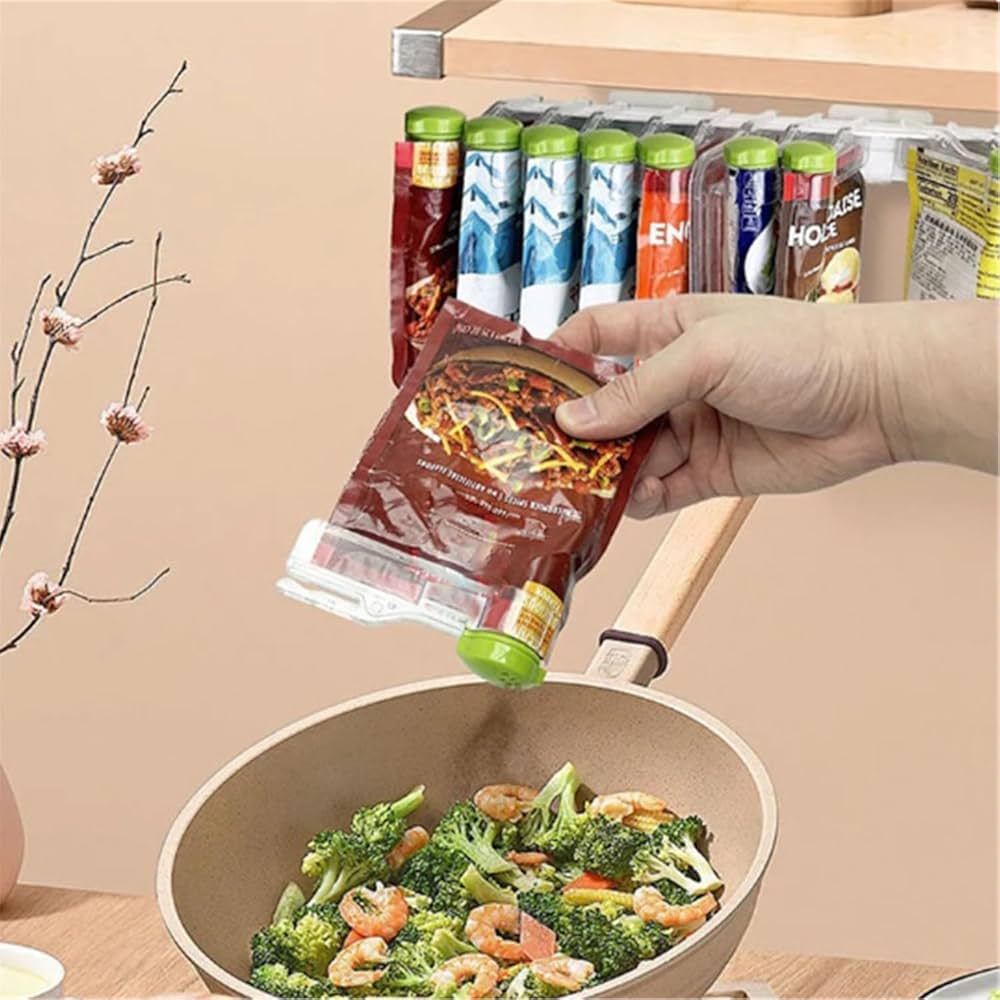 調味料収納ラック - おしゃれで実用的なキッチンオーガナイザー Amazon|キッチン調味料オーガナイザーラック - 3/6/10個/セット
