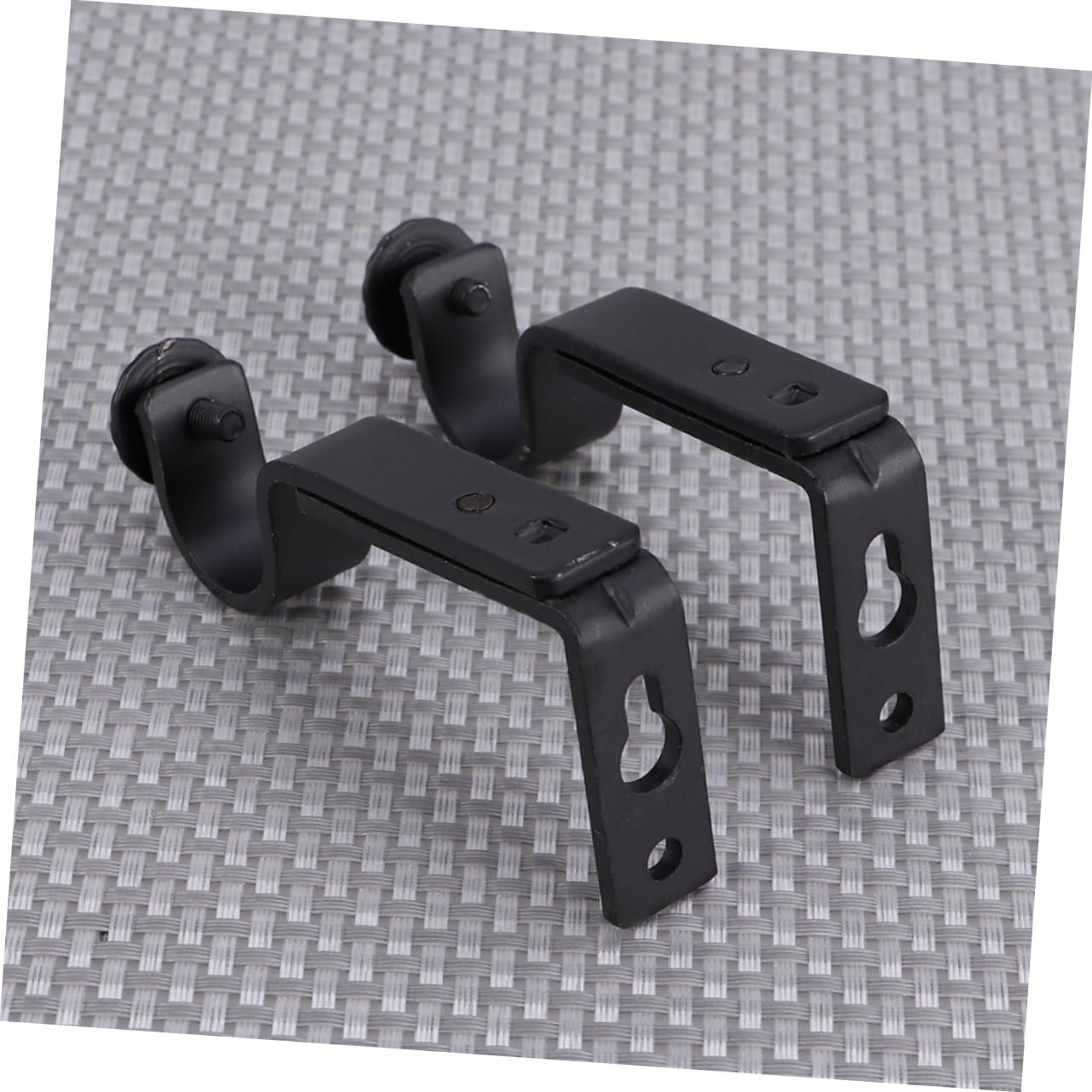 Alipis 16ensembles Supports De Tringle à Rideaux Réglables De Brackets pour Installation Accessoires pour Rideaux Chambre Salon Cuisine Et Bureau