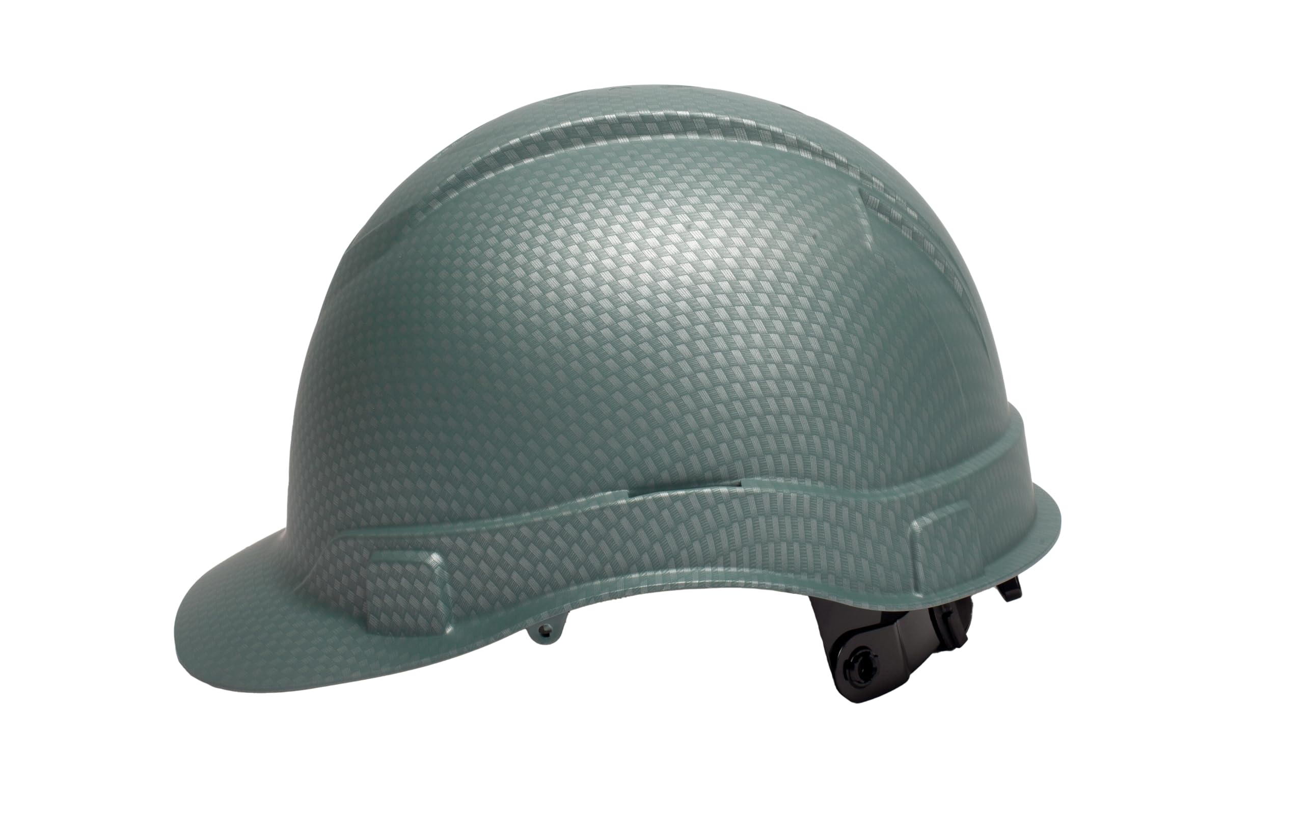 Pyramex Ridgeline - Casco Duro Estilo Gorra, 4 Puntos, trinquete Plateado Mate, Grafito