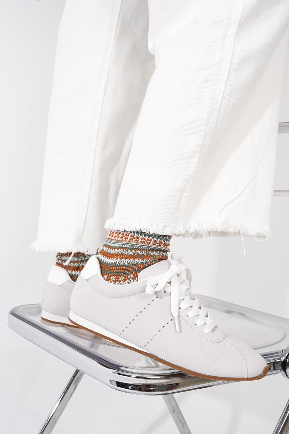 Project Cloud Sneakers for Women - Lightweight with Memory Foam Insole Womens Sneakers - Non Slip Work Shoes for Women Footwear - Lace Up Womens Casual Shoes - Image 2