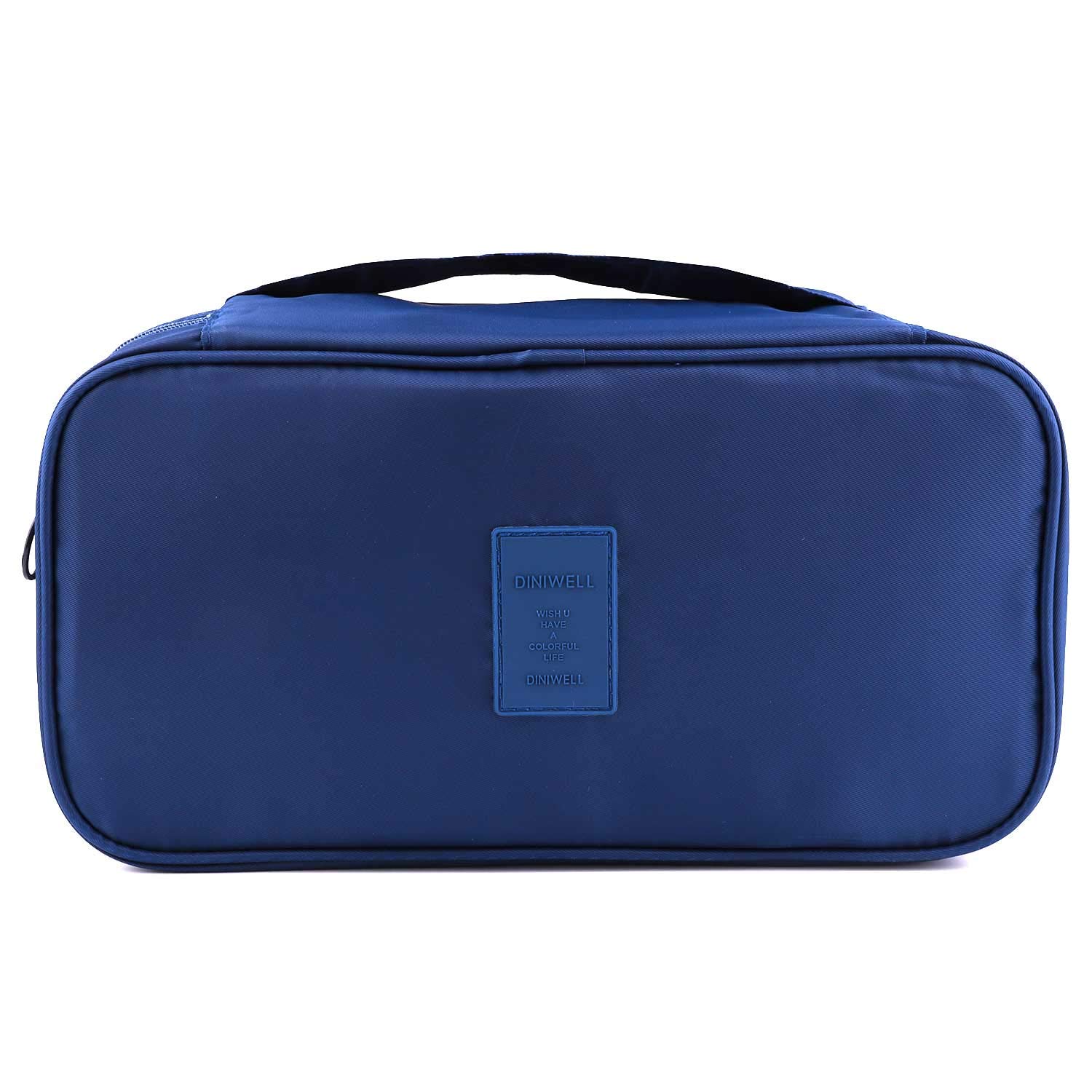 Travel Bra Organizer for Luggage Packing Organizer Portable Bra Underwear Storage Bag Toiletry Organizer Bag - Dark Blue