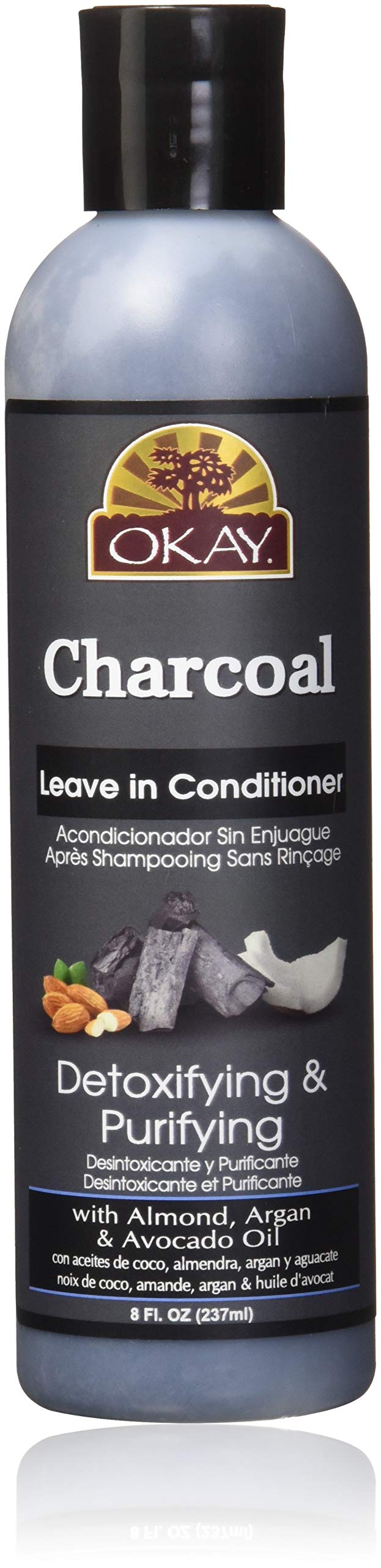 Okay Charcoal Detoxifying & Purifying Leave In Conditioner, 8Oz