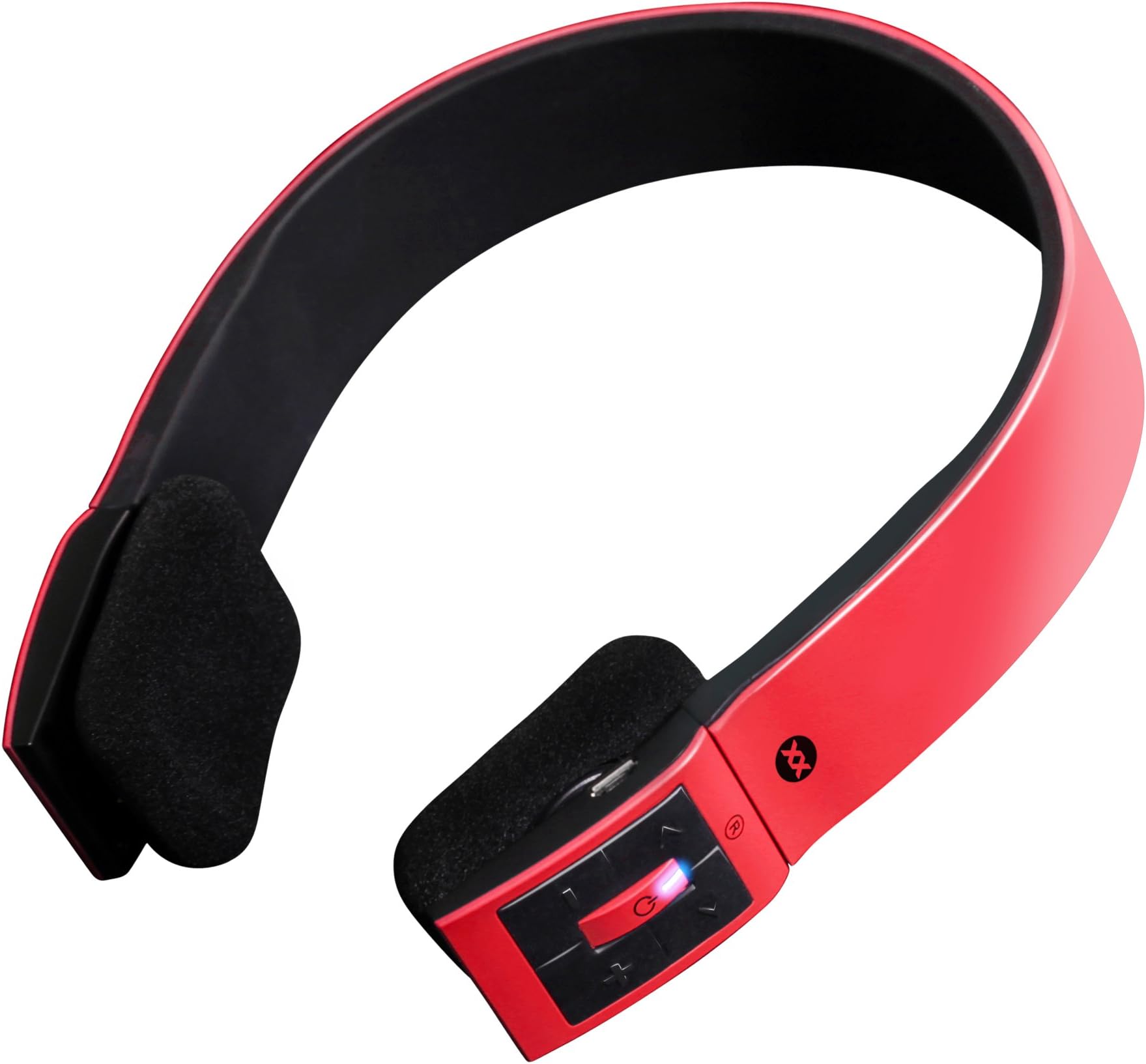 Sonixx X-Sport Wireless Bluetooth Headphones/Headset with Microphone and Remote for All Smartphones (iPhone/iPad/Android/Windows/Samsung Galaxy/HTC etc.) - 3 Year Warranty (Red)
