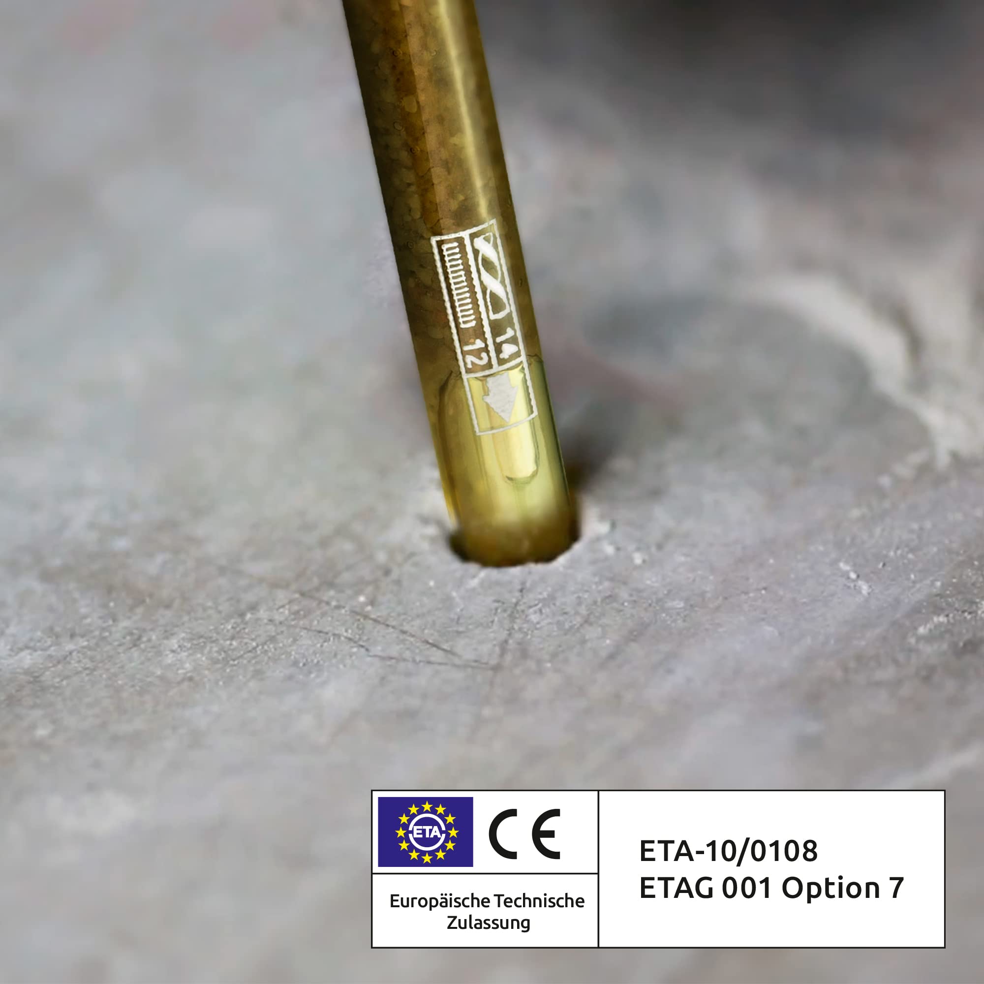 Isolbau Lot de 10 cartouches d'ancrage composite M16 - ETA/ETAG - En verre - Pour filetage M16 - Pour béton