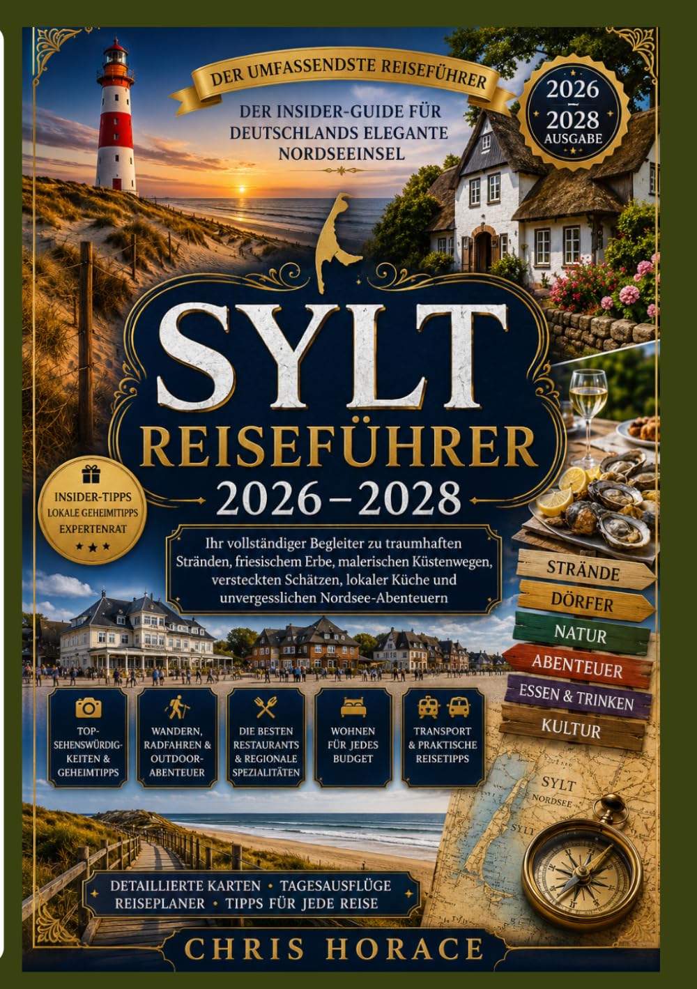 SYLT Reiseführer 2026-2028: Ihr umfassender Begleiter zu Traumstränden, friesischer Kultur, malerischen Küstenwegen, verborgenen Schätzen, regionaler Küche und unvergesslichen Nordsee-Erlebnissen.