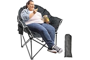 MOPHOTO Folding Camping Chairs, 500 lb Capacity