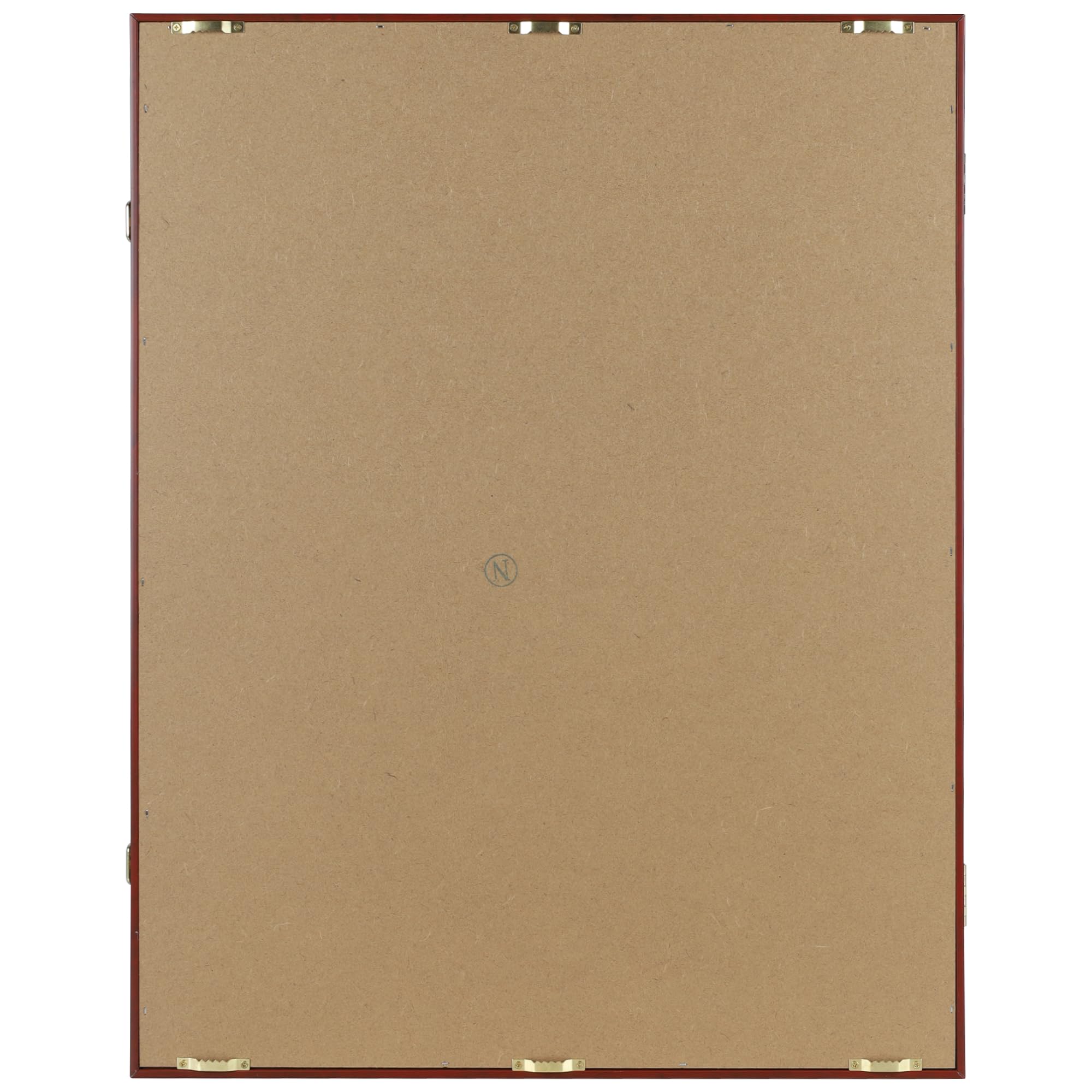 DisplayGifts Vitrina de Pared para 110 Pelotas de Golf, Caja de Sombra para Puerta acrílica, protección UV, Acabado Cerezo