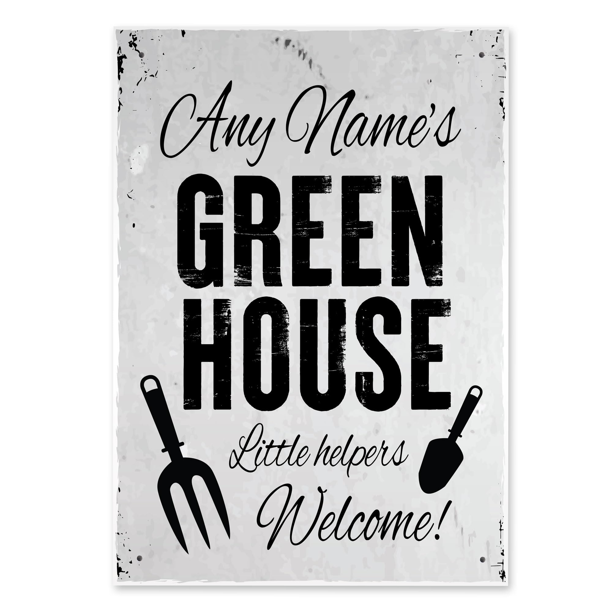Red Ocean Personalised Greenhouse Sign Shabby Chic Sign Garden Shed Summerhouse Sign Gift For Women Men Birthday Gift