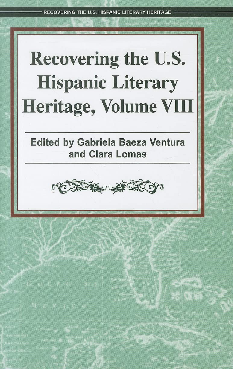 Buy Recovering the U.S. Hispanic Literary Heritage: 08 — BookShops.in