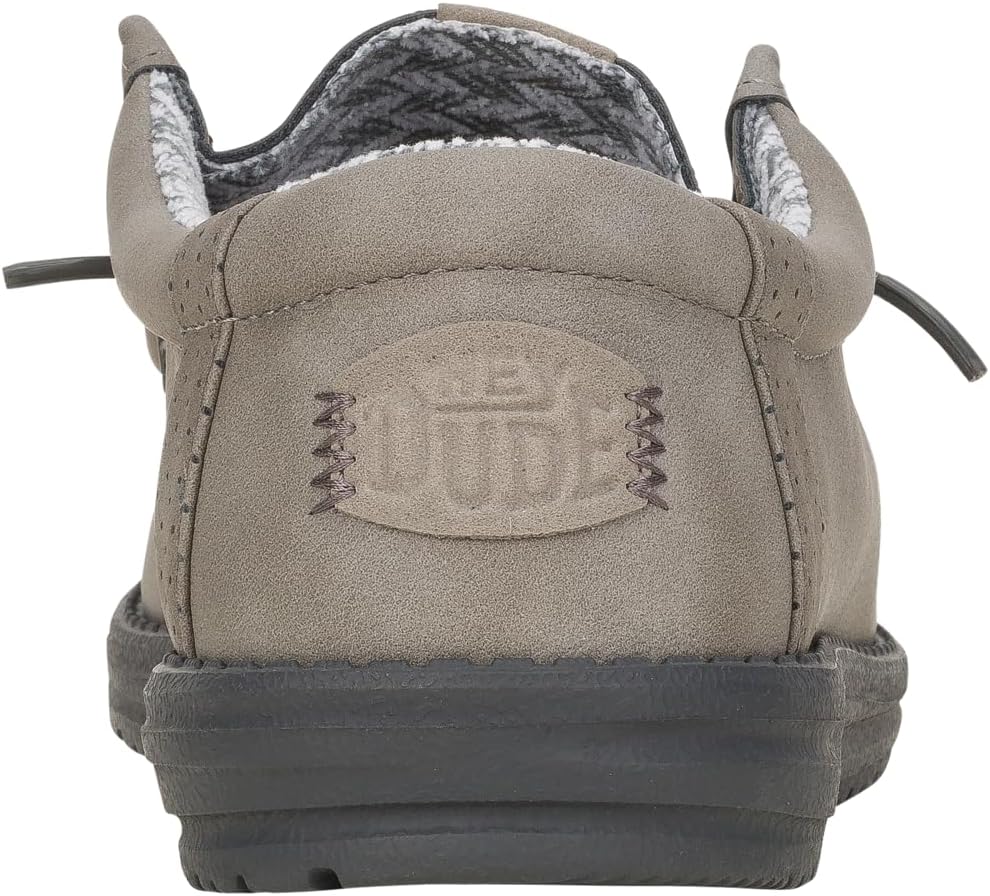 HEYDUDE Wally Classic Grey Size 10, Men’s Shoes, Slip-on Loafers, Comfortable & Light-Weight - Image 4