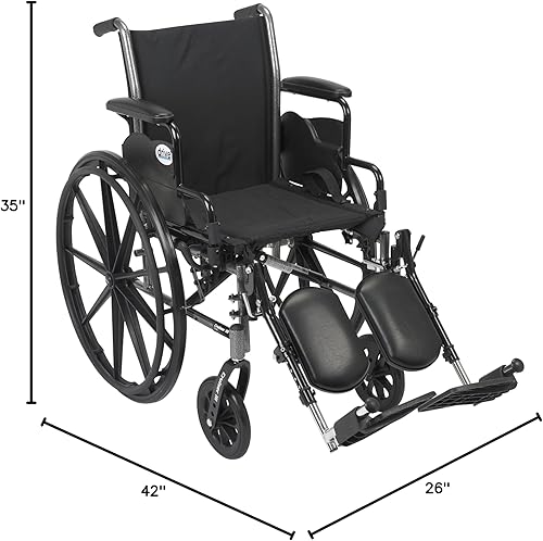 Miniatura 7 de Silla de ruedas de peso ligero con varios estilos de brazo trasero y opciones de aparejos delanteros negro K320ADDA-ELR brazos altura ajustable que