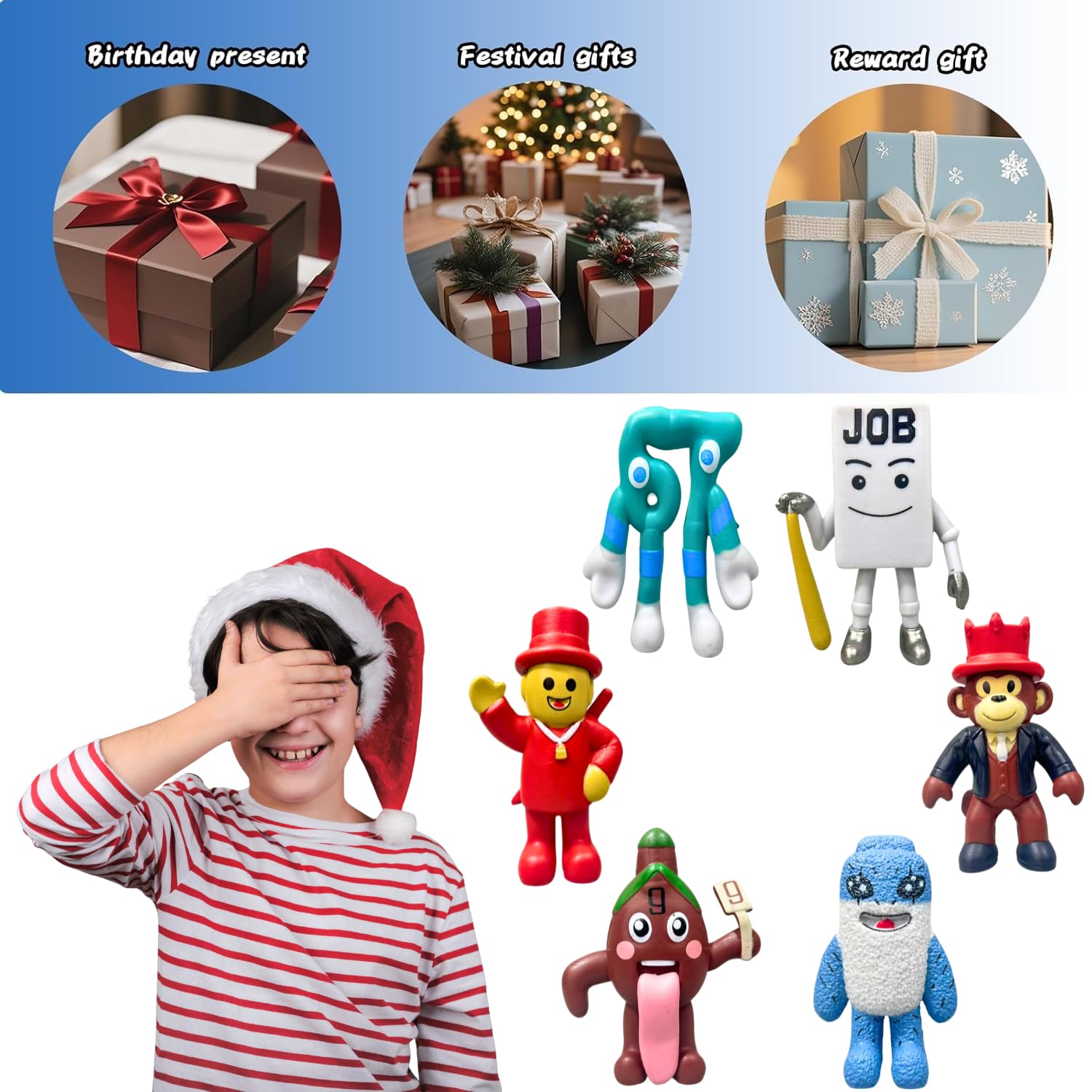 Amazon.com: SUPERBE 6Pcs Steal a Brainrot Toys Action Figure Set