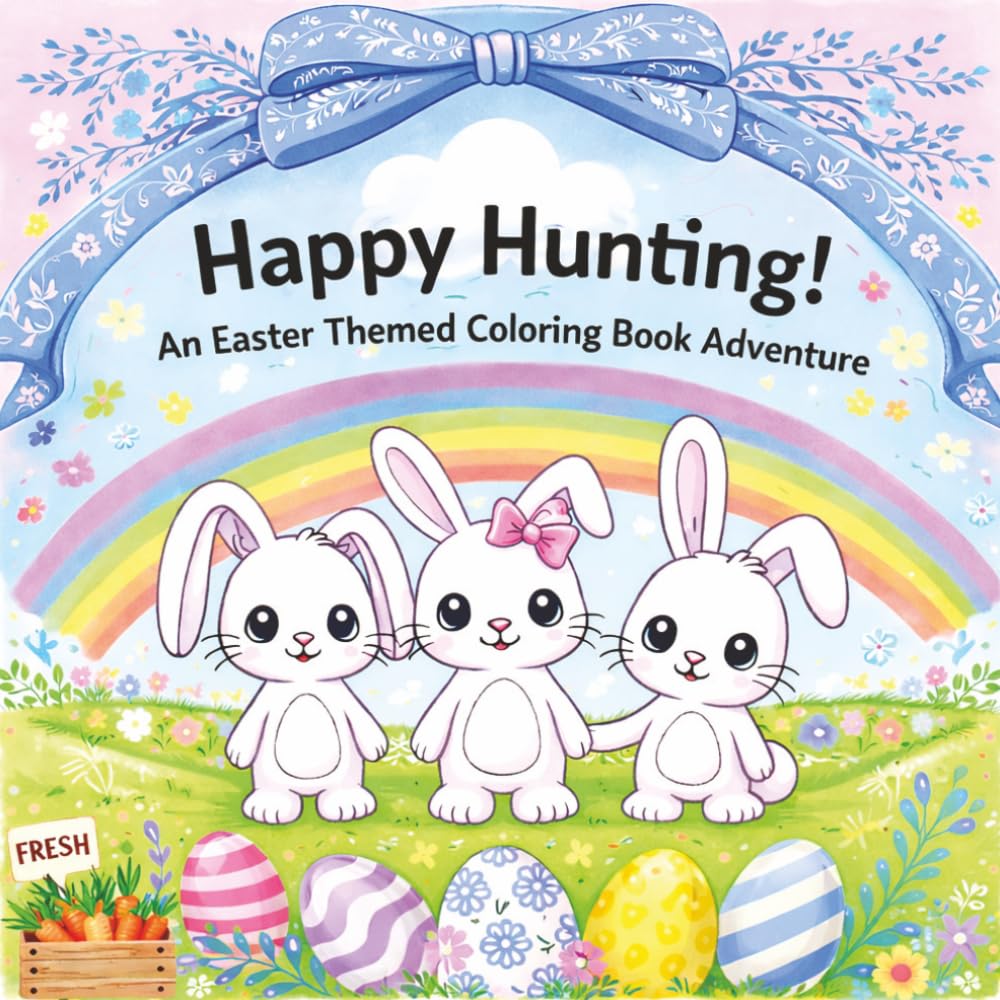 Easter Coloring Book for Kids: Egg Hunt Edition