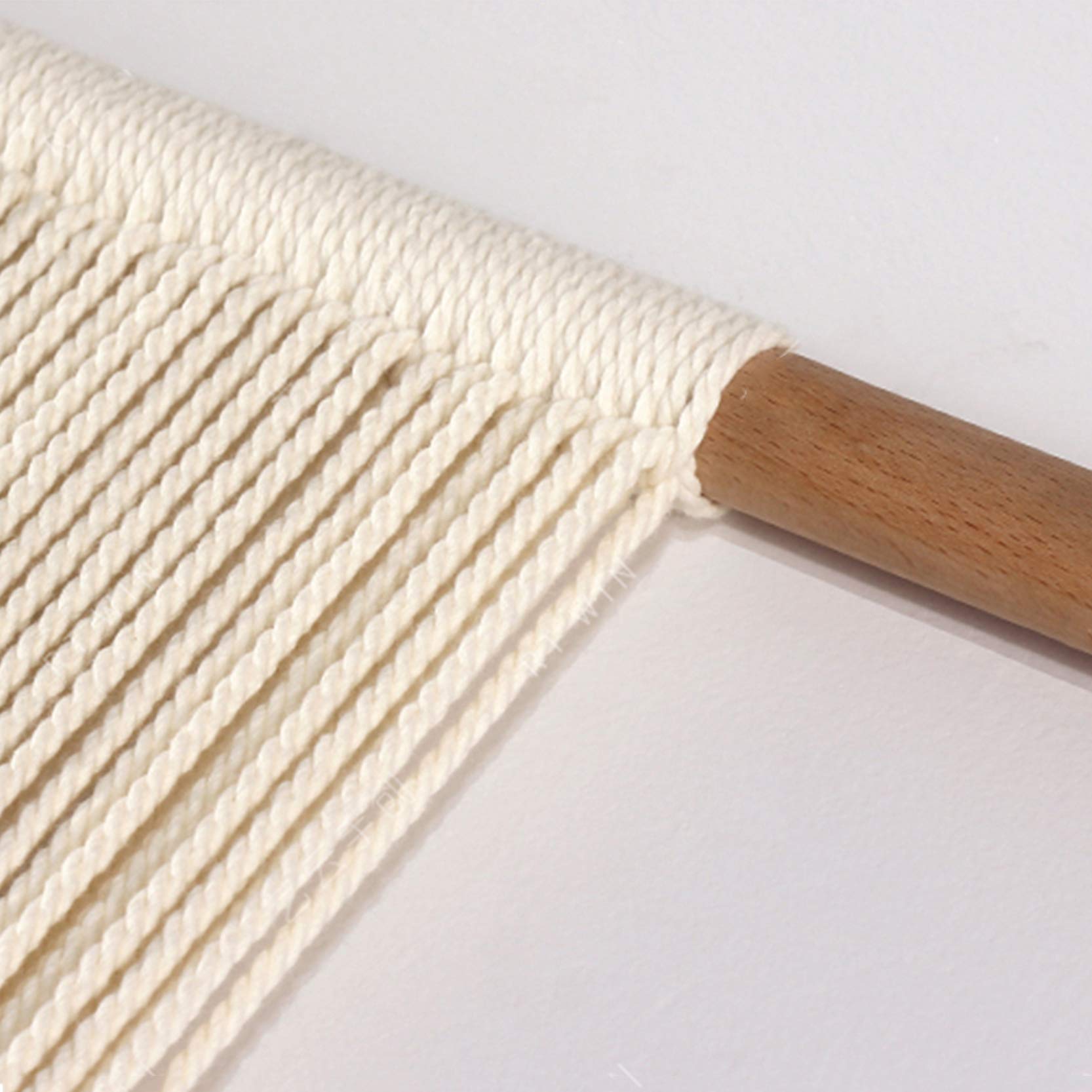 ZNKZJ Handgemachte Makramee Wandbehang Boho Dekor,Große gefärbte Makramee Wandteppich Wanddekoration,Baumwollseil gewebte Färbung Wandteppiche Kunst Wandbehänge Wohnaccessoires,Yellow_Dark Green-M