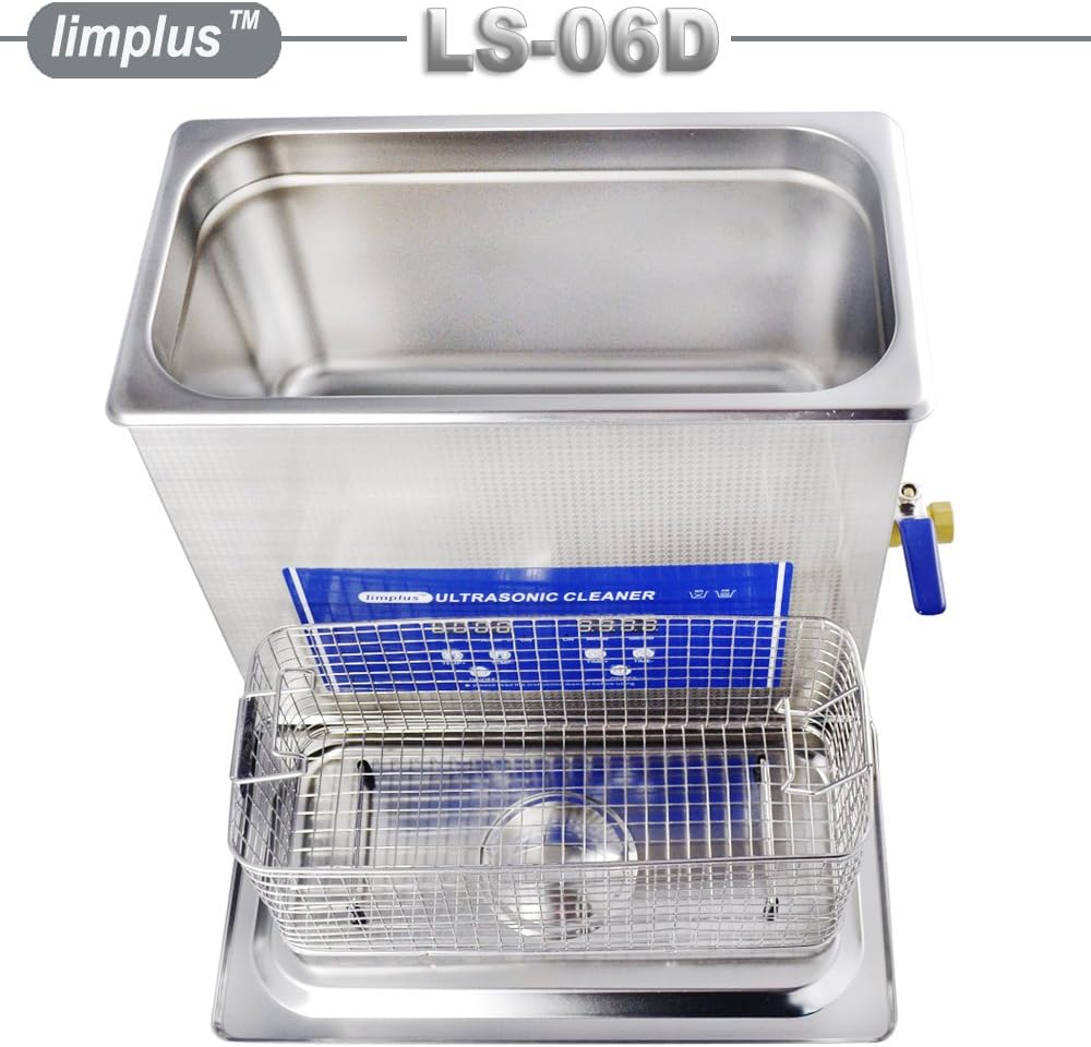 Limplus Fuel Filter Ultrasonic Cleaner 6liter Oil Remove with SUS basket