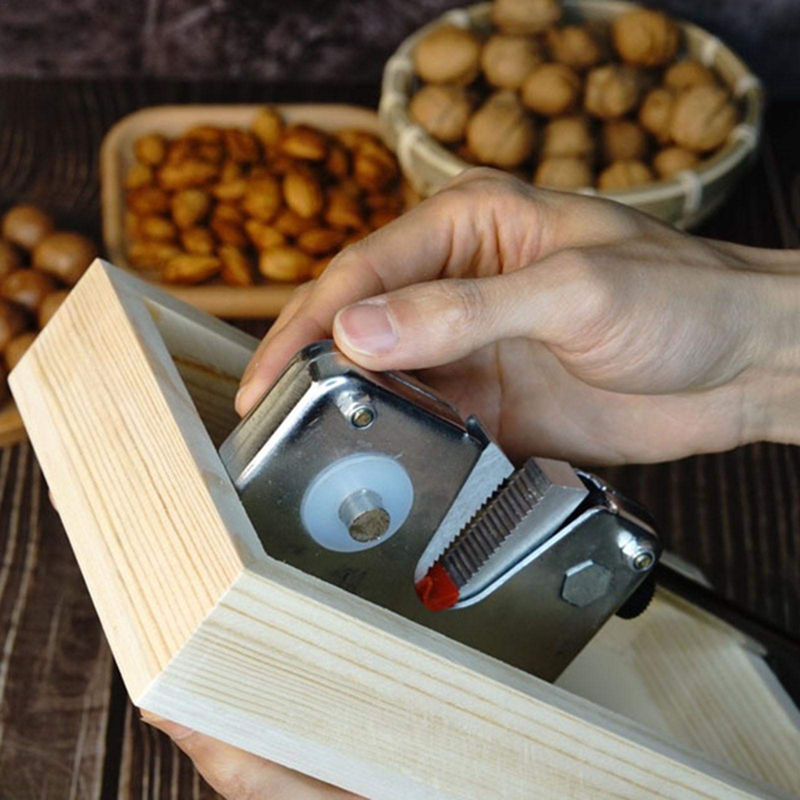 Amazon｜くるみ割り器 胡桃割り器 殻割り 銀杏割り 滑り止めハンドル