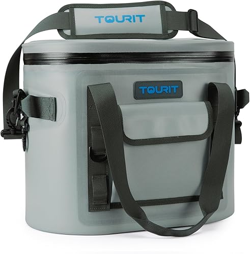 TOURIT Enfriador suave de 3020 latas a prueba de fugas, bolsa térmica impermeable con aislamiento de lados suaves con enfriador para senderismo,