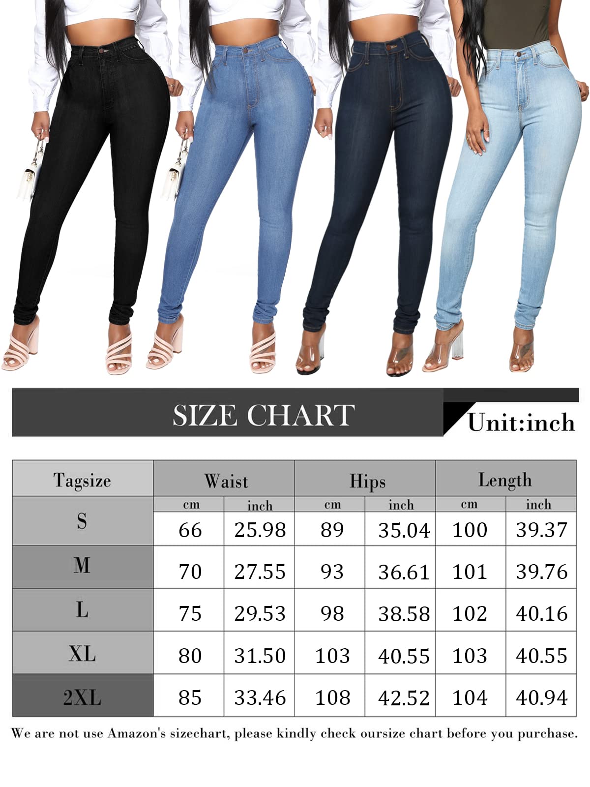 KUNMI Jeans Mujeres