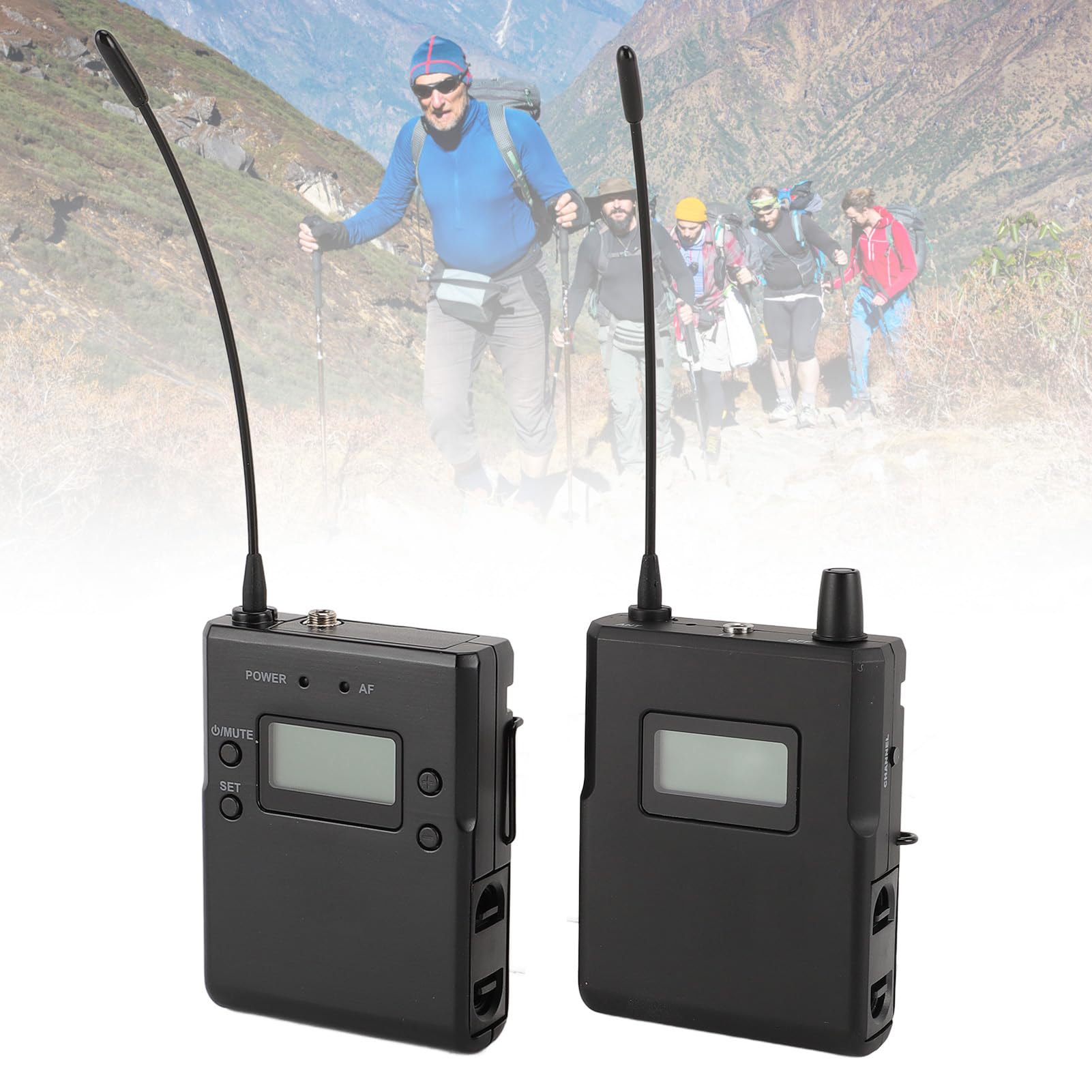 di Guida Turistica, Cuffie per Guida Turistica Wireless, Dispositivi di Traduzione per Interpretazione Simultanea da 330Ft per 1 Trasmettitore 1 Ricevitore