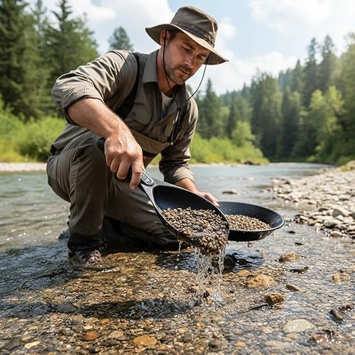 Miniatura 7 de Gold Prospecting Paydirt Scoop  Pala de mano de plástico duradero  Herramienta ligera para cacerear, dragar y cavar grietas