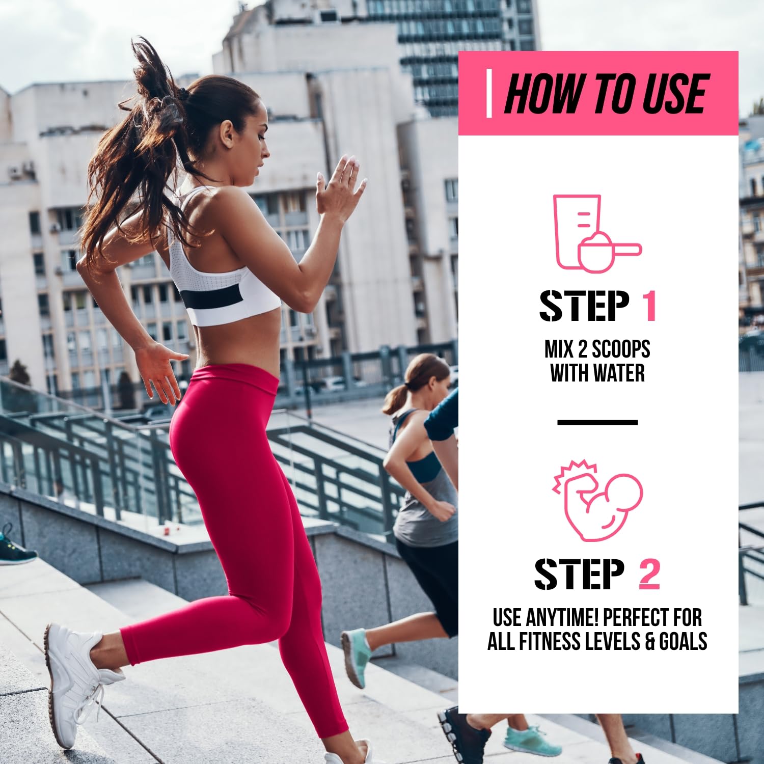 EVL BCAA Energy Amino Acids Powder with Natural Caffeine - Pink Lemonade — Amazon image 3