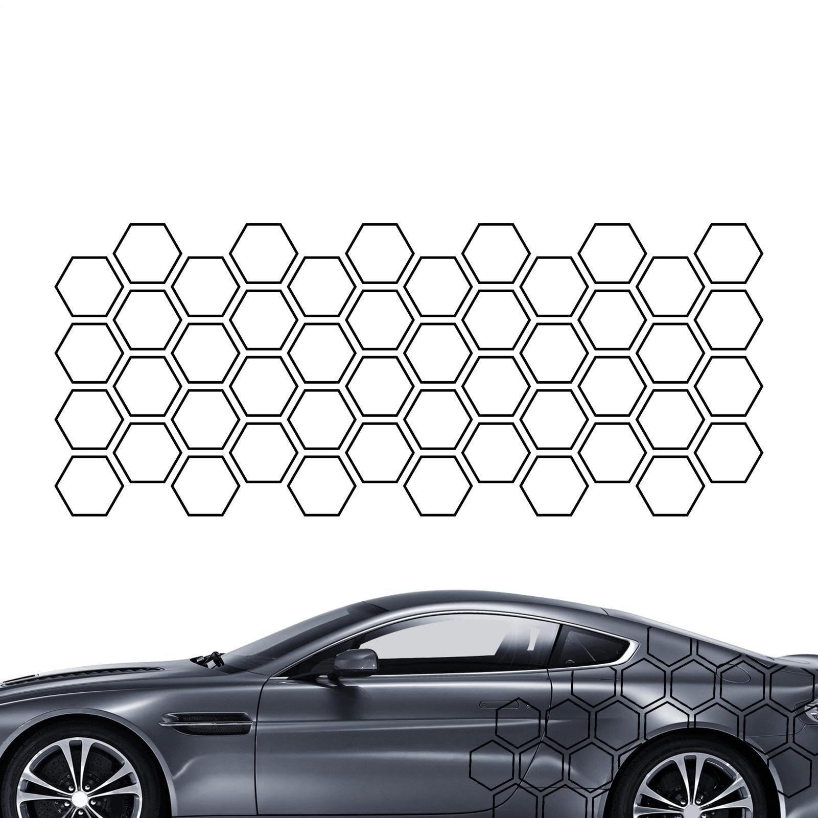 Autocollant honeycomb pour voiture motif abeilles mignonnes pour personnaliser votre auto