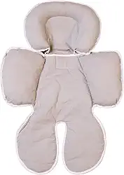 Capa Anatômica para Bebê Conforto e Carrinho 2 Peças Cinza