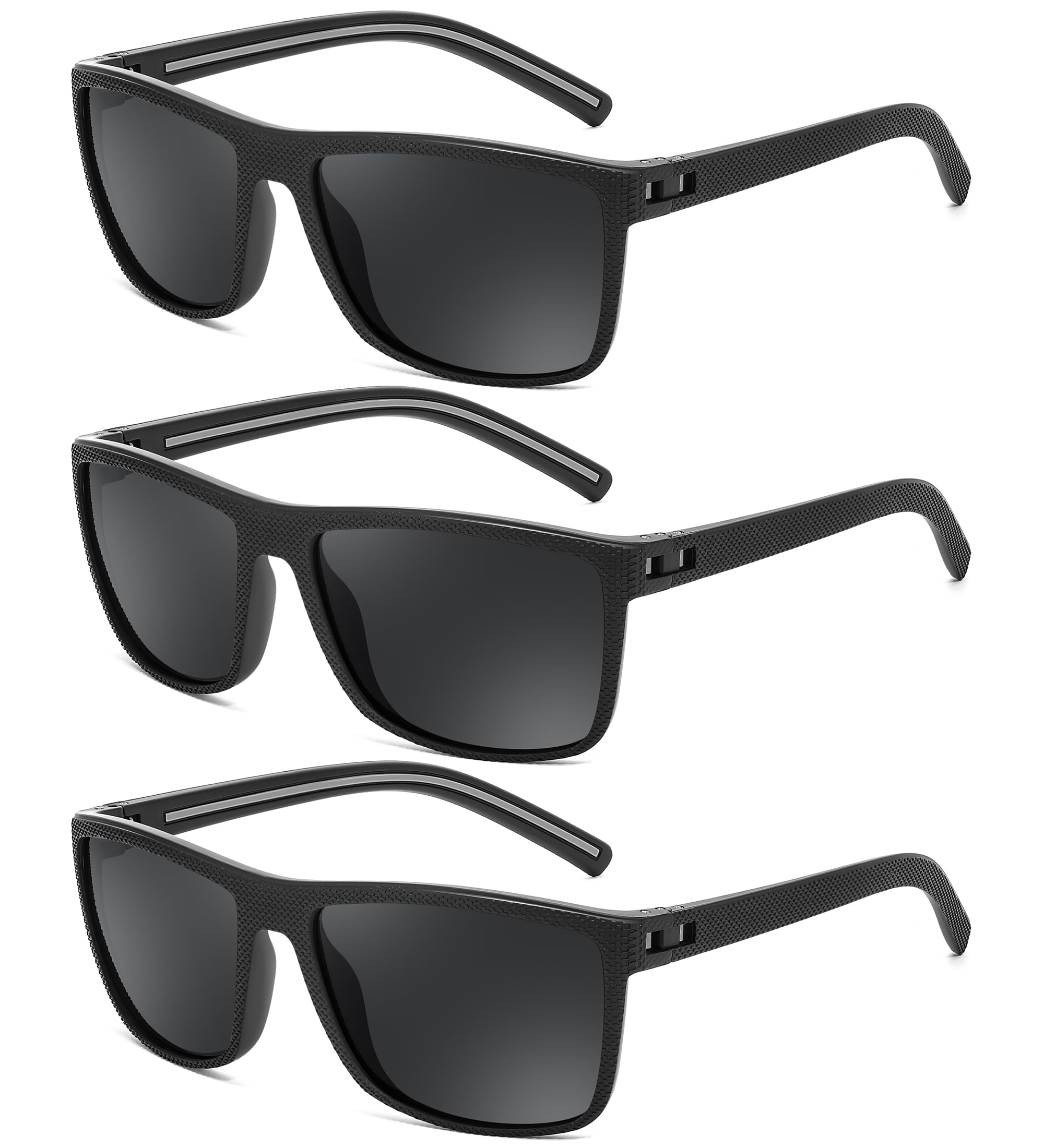 FEISEDY Polarized Sunglasses for Men and Women Lightweight Frame Sun Glasses with UV400 Protection for Driving Fishing B0301