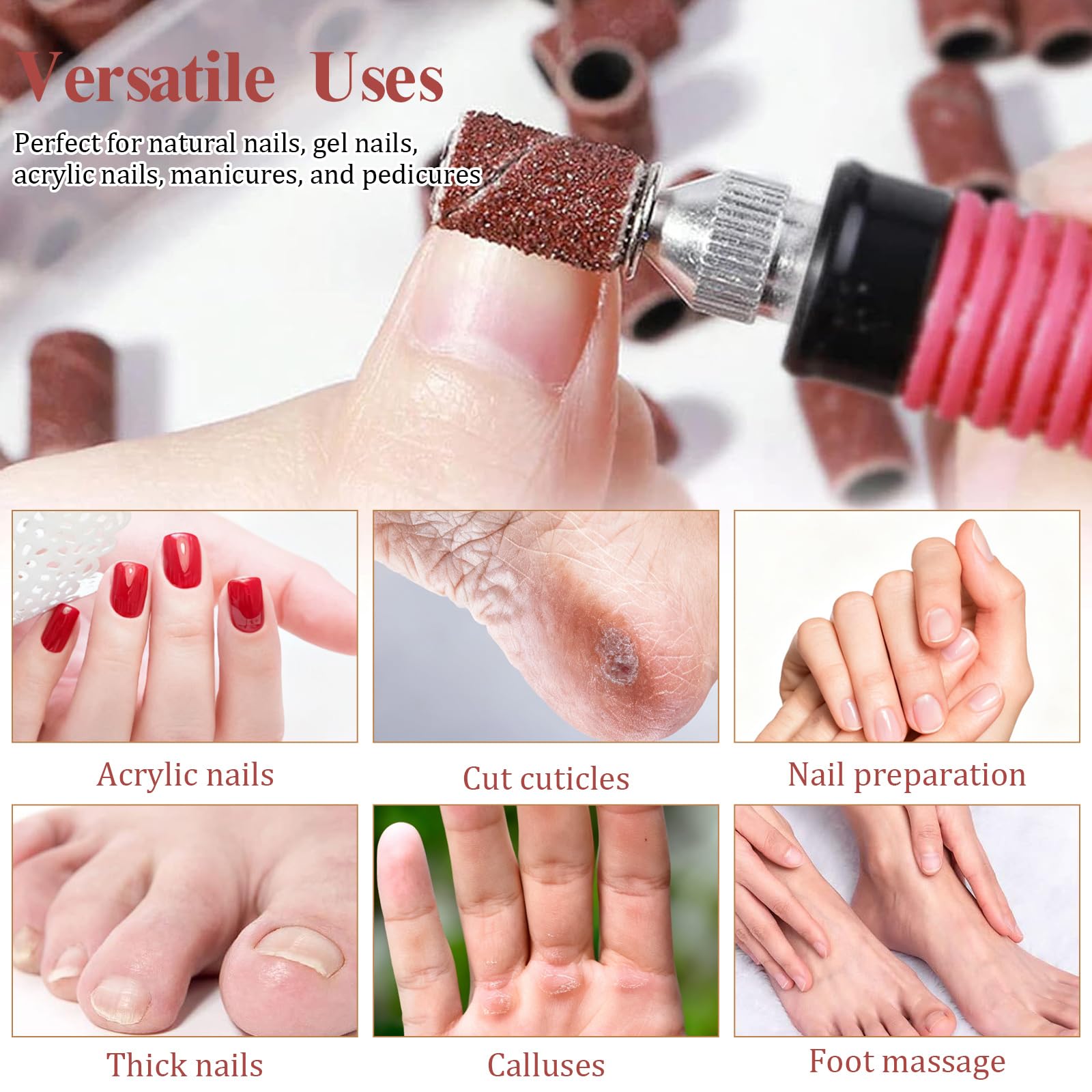 210 Pezzi Dremel Accessori Utensile Multifunzione Mini Smerigliatrice a Batteria Carta Abrasiva Carta Vetrata per Levigatrice Carta Vetrata Tamburo per Levigatura e Lucidatura Accessori