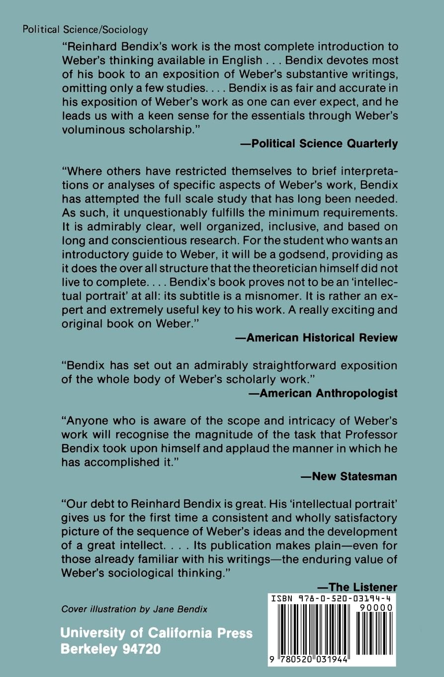 Max Weber: An Intellectual Portrait