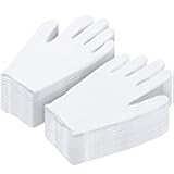 Cotton Gloves for Dry Hands, Paxcoo 20 Pairs Large White Cotton Gloves for Cosmetic Moisturizing and Inspection