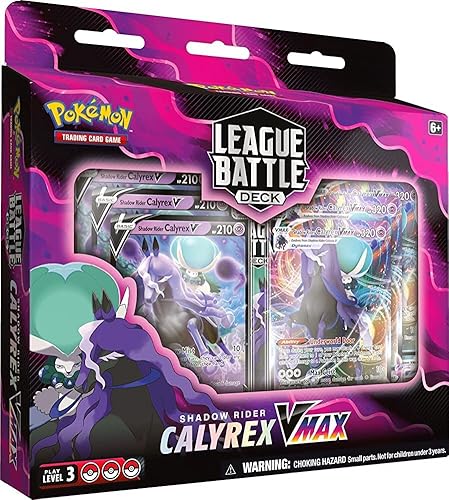 Pokemon Tarjetas: Shadow Rider Calyrex VMAX League Battle Deck, Multicolor