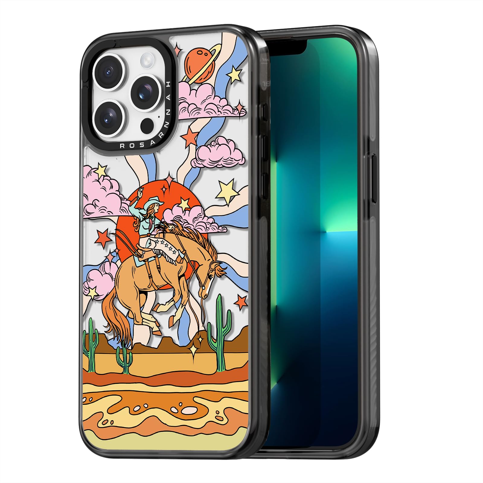 Coque durable iPhone 13 Pro cowboy amusant et tendance 2m - 8