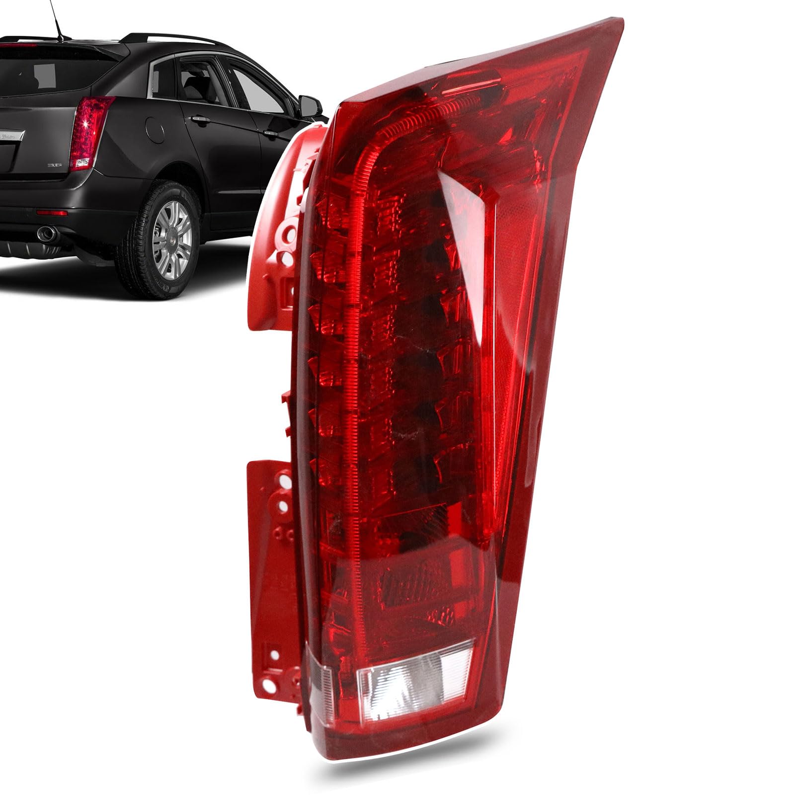 Tail Light Assembly Compatible with 2010-2016 Cadillac SRX Right Passenger Side Taillight Replace 22774015