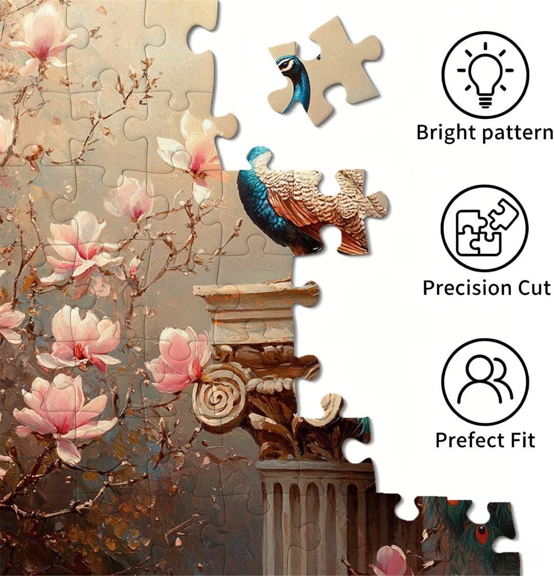 5000 sztuk puzzli dla dorosłych, gry rodzinne, roślina paw, n-869