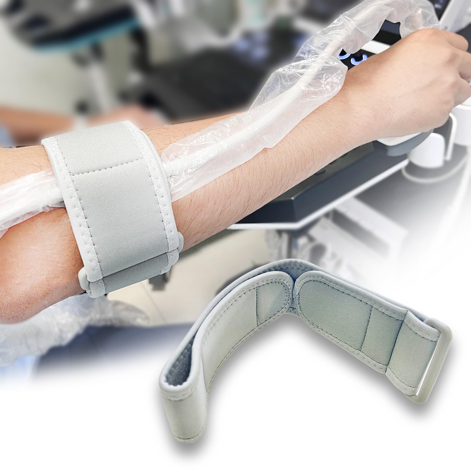 Ultrasound Probe Cable Brace - Fits Arms Between 8" and 15" Circumference ,Suitable for Right or Left Hand