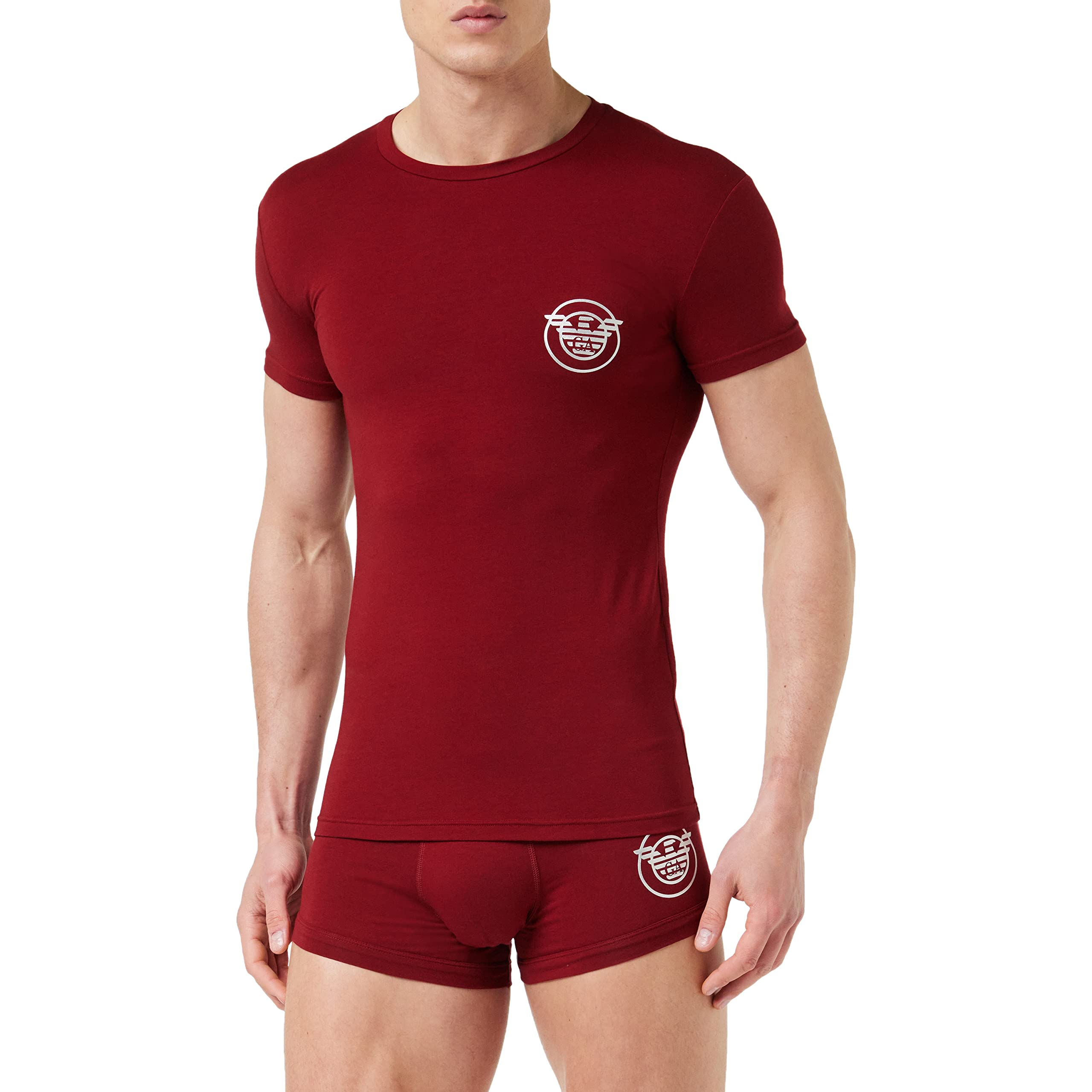 Emporio Armani Mens X Mas Cotton T Shirt And Trunk Desertcart INDIA