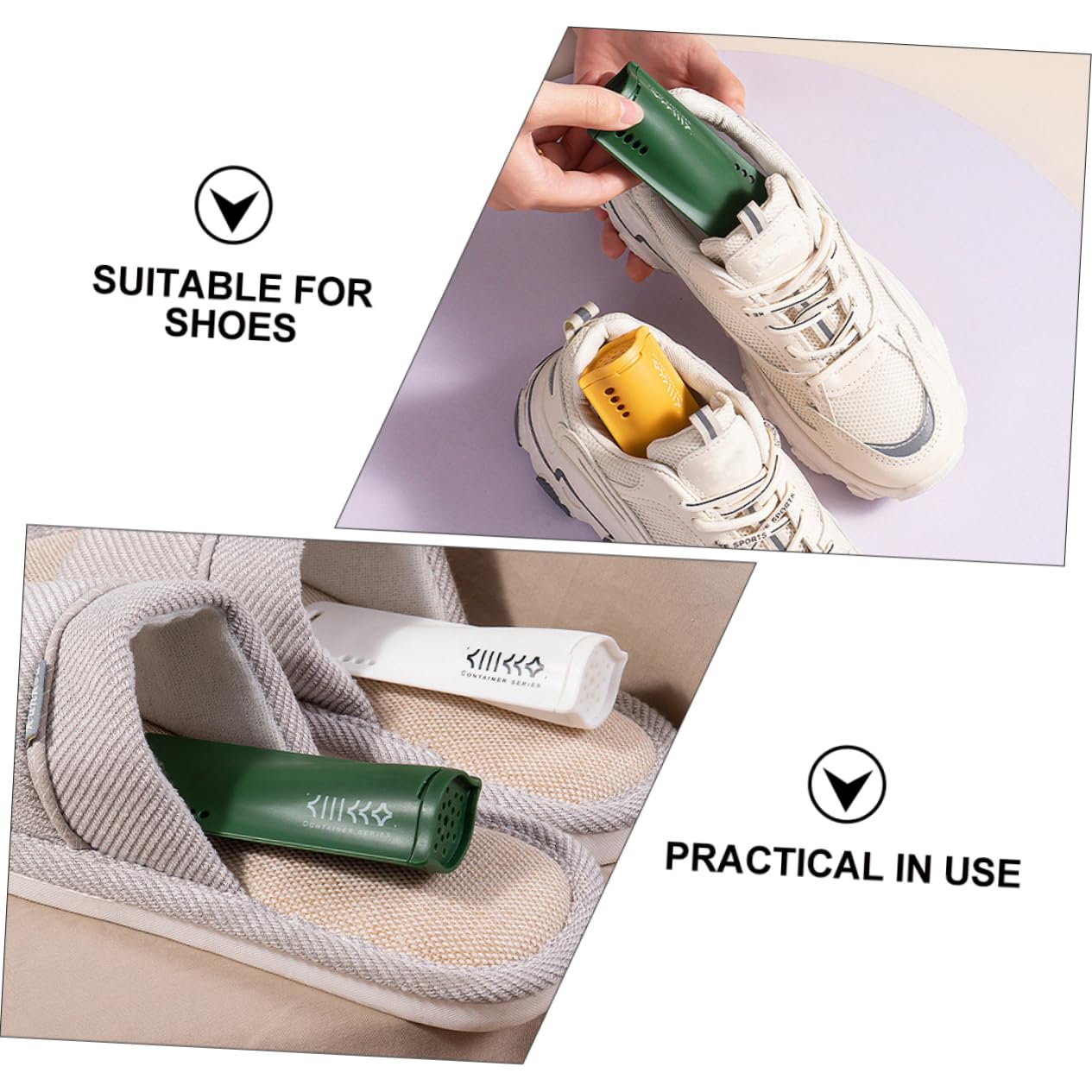 minkissy 12pezzi Capsule Deodoranti Per Scarpe e Armadi Giallo Blu Bianco Nero Soluzione Pratica Per Eliminare Odori Adatta Per Casa e Viaggi Design Creativo e Facile Da Usare