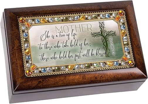 Cottage Garden Mother Blessed Jeweled Amber Earth Tone